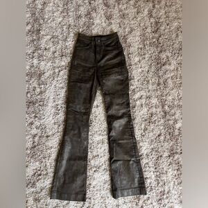 Guess snake skin dark green pants